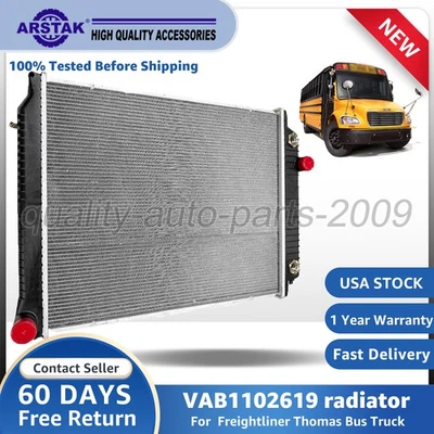 Radiador para camión autobús Freightliner Thomas LT B2 C2 OE# VAB1102619 VAB1040293 Foto 1 de 4