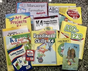 Abeka K4 Full Grade Kit W/ Flashcards, Bible, And Art - Picture 1 of 14