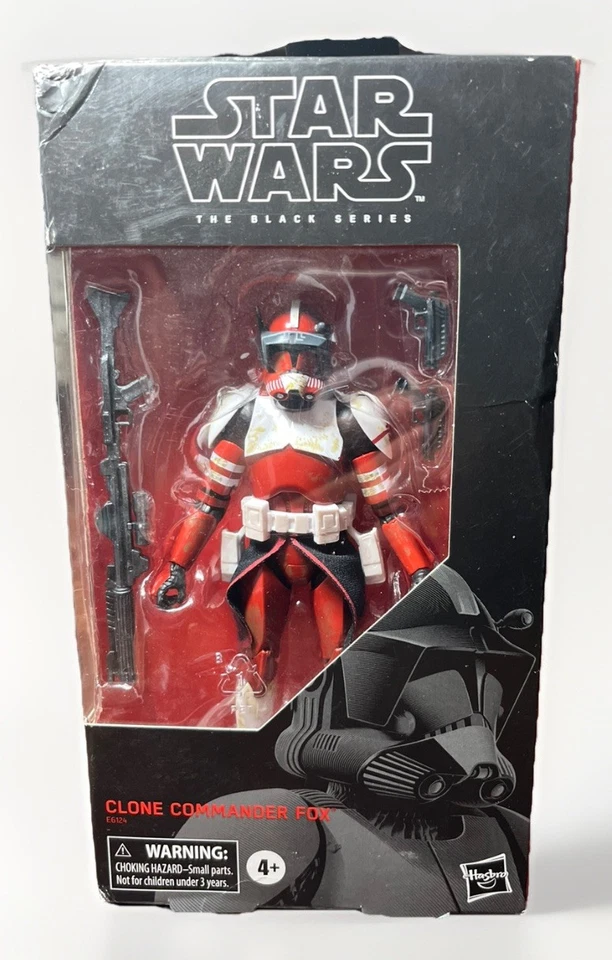 Figura de acción Star Wars: The Clone Wars Black Series "Clone Commander Fox" NUEVA Foto 1 de 4