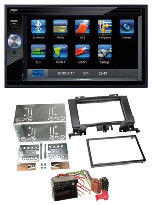 Blaupunkt SD Bluetooth 2DIN MP3 USB AUX Autoradio für Mercedes Sprinter ab 06 W9 - Bild 1 von 4