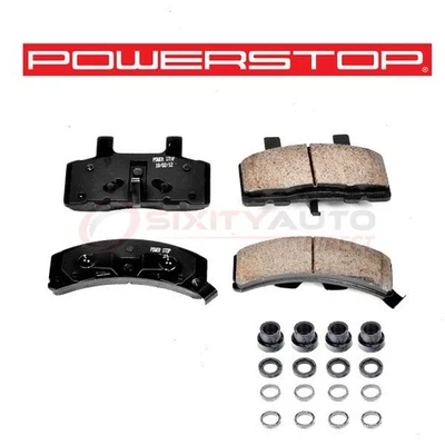 PowerStop Front Disc Brake Pad & Hardware Kit for 1988-1999 GMC C1500 4.3L rw Foto 1 de 4