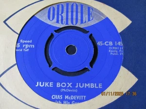 CHAS McDEVITT WITH HIS GROUP-JUKE BOX JUMBLE-ORIOLE - Picture 1 of 2