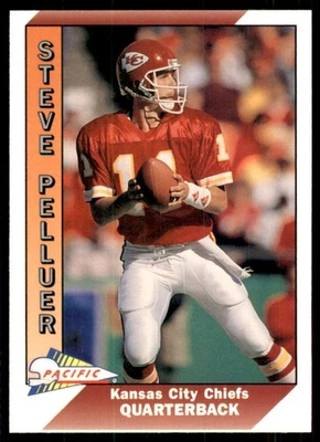 1991 Pacific Steve Pelluer Kansas City Chiefs #216 - Image 1 of 2