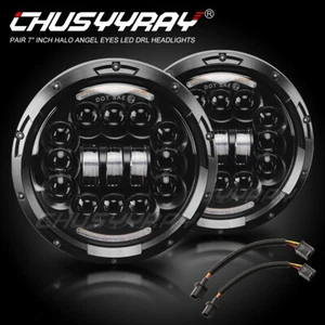 7'' Pair LED Headlight Halo Angel Eye for Mazda MX5 Mk1 Miata Eunos Roadster - Bild 1 von 13
