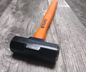 Truper 3 lb. Martillo de trineo de ingeniería con mango de fibra de vidrio de 14 pulgadas MD-3F - Imagen 1 de 11