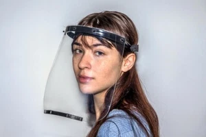 Gesichtsschutz-Visier (Face Shield) aus PET-Kunststoff - Bild 1 von 5