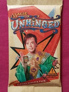 Magic The Gathering UNHINGED New Sealed Booster Pack MTG - Foto 1 di 4
