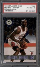 1996 Stadium Club Members Only #40 Michael Jordan PSA 8
