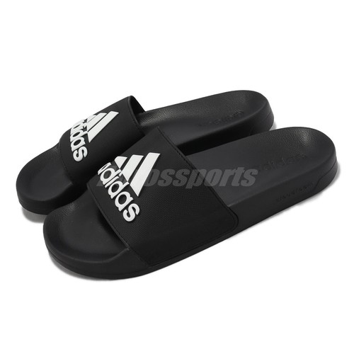 Sandali Adidas Adilette Shower Nero Bianco Uomo Unisex Casual Slip On GZ3779