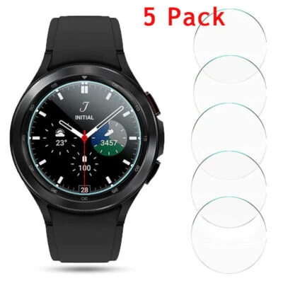 PACK de 5 protectores de pantalla de vidrio templado para Samsung Galaxy Watch 5/5 Pro 40/44/45 Foto 1 de 4