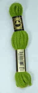 DMC Tapestry Wool, 8m SKEIN, Colour 7770 VERY LIGHT AVOCADO GREEN, 7547, Laine C - Imagen 1 de 1