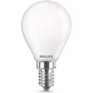 Philips LED 6.5W=60W 806lm SES/E14 Golf Ball Round Opal Warm White - Picture 1 of 3