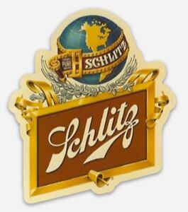 Schlitz Globe World Vintage Sticker beer fridge toolbox Custom