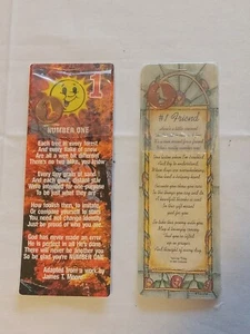 1990s #1 penny cutout Bookmark, friendship, pocket penny, bookmark, inspiration - Picture 1 of 6