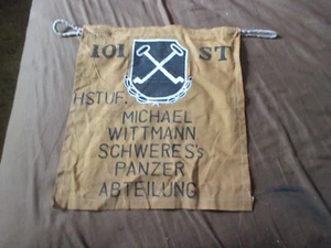 WWII ALEMÁN WITTMAN TIGER ACE 101ST HVY PZ BATT NORMANDÍA TANQUE PENNET BANDERA - Imagen 1 de 2
