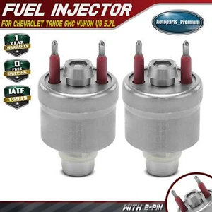 2x Fuel Injector for Chevrolet Tahoe GMC Yukon Buick Cadillac Isuzu Olds V8 5.7L - Picture 1 of 9