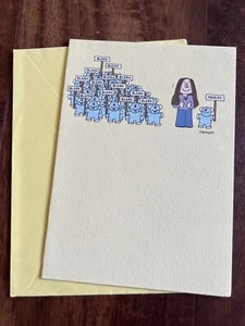 Cathy Comic Strip Thank You For Support Vintage Greeting Card Cathy Guisewite - Picture 1 of 5