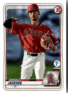 2020 Bowman Draft 1st Edition #BD-169 Jeremiah Jackson