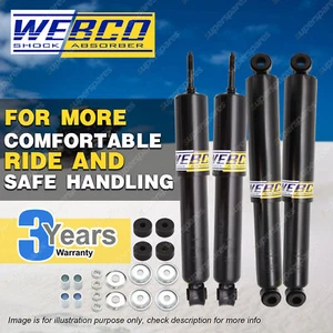 Front + Rear Webco Pro Shock Absorbers for HOLDEN RODEO 2WD TFR R7 R9 Ute 88-03 - Picture 1 of 3