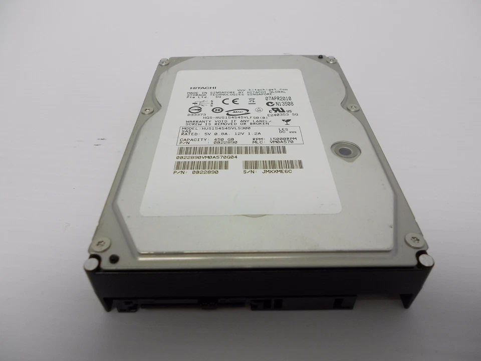 Hitachi HUS154545VLS300 450GB 15K SAS 3.5" 3Gb/s Server Storage Hard Drive HD - Image 1 of 1