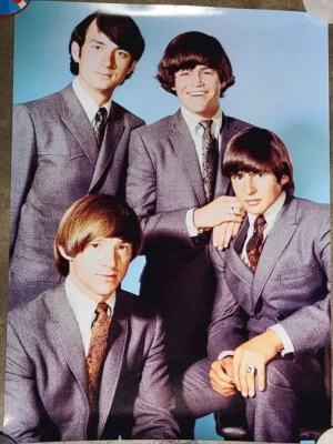 The Monkees 24" x 33" Poster Davy Jones Mike Nesmith Micky Dolenz Peter Tork - Image 1 of 2