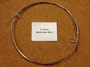 1.15mm x 1m 18SWG Nichrome Wire Resistance Heating Element Hot Foam Cutting - Picture 1 of 1