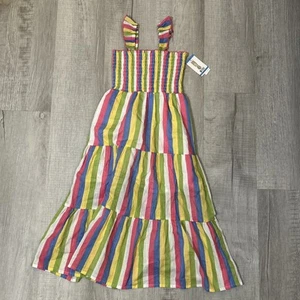 NWT Zunie Girl's Cotton Floral A-Line Ruffled Sleeve Long Dress 6/6X - Picture 1 of 23