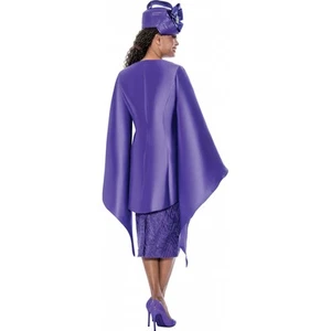 GMI Church Dress Twill Wing Sleeve Skirt Suit complemented by rhinestone butt - Picture 1 of 2