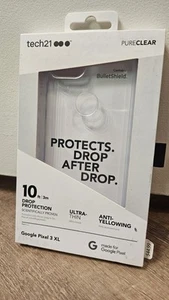 Tech21 Pure Clear Series Hybrid Case for Google Pixel 3/3XL- Clear Drop Tested - Picture 1 of 3