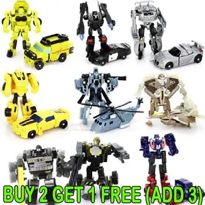 Mini Transformer Optimus Prime Megatron Robots Cars Action Figures XMAS Gift - Picture 1 of 22