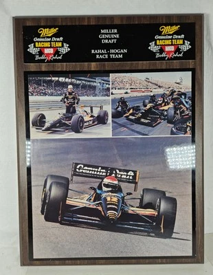 Placa de coche Hogan-Rahal Race Team Indy 1992 16"x12" de colección Bobby Rahal Miller Foto 1 de 4