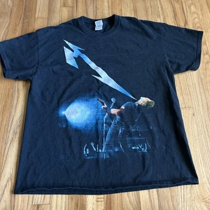 Metallica Quebec Magnetic Men’s XL Black T-Shirt Double Sided Print - Picture 1 of 5