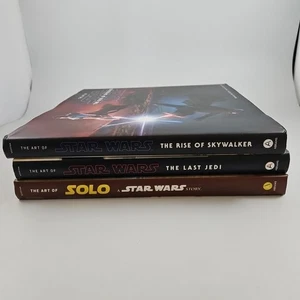 Lot 3 Art of Star Wars: The Rise of Skywalker, The Last Jedi & SOLO Star Wars - Picture 1 of 16