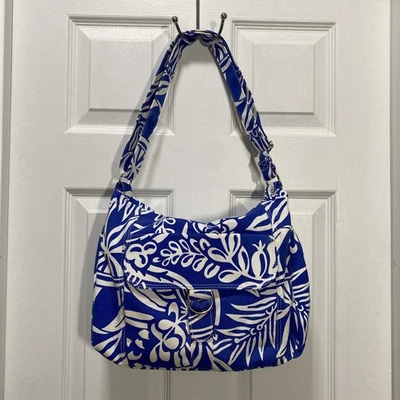 Bolso Bandolera/Hombro Botánico Tropical Colorido Vintage Años 90 Liz Claiborne Foto 1 de 4