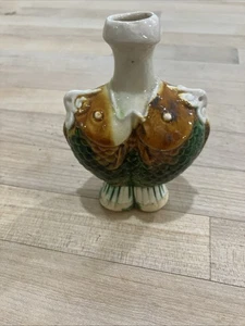 4. Statua vaso vaso bottiglia Zun pesce animale porcellana Tang Sancai Tang porcellana 3/4 Cina - Foto 1 di 6
