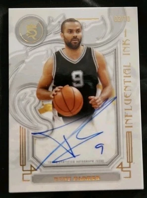 Tinta influyente certificada Topps 2024 Tony Parker Auto 2/10 Foto 1 de 4