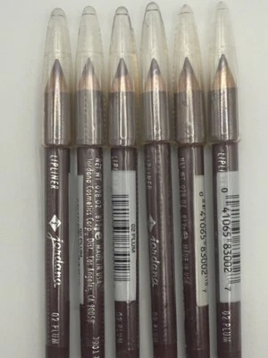 Lot Of 6 Jordana 3-½” Kohl Kajal Lipliner Pencils - 02 PLUM - NEW & SEALED - Image 1 of 3