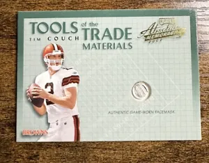 2002 Absolute Memorabilia Tools of the Trade Materials Game Used /300 Tim Couch - Picture 1 of 2