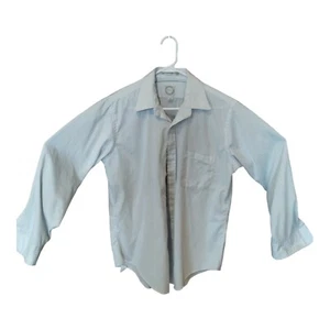 Hennessy Satins gestreiftes Kleid Shirt Größe 16 1/2 32/33 - Bild 1 von 8