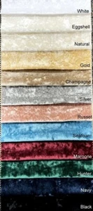 Riverdale Crushed Velvet Fabric, 118 Inch. in Width, Ideal for Upholstery Etc. - Picture 1 of 29