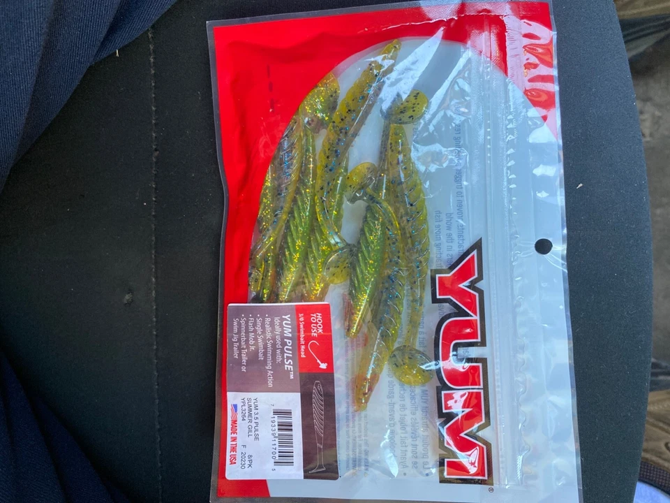 yum pulse 3.5” swim bait 8 pack - Image 1 of 1
