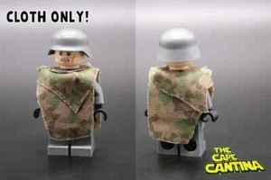 for LEGO Cloth Only World War 2 WW2 German Splinter Camo Camouflage Poncho NEW - Picture 1 of 1