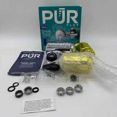 PUR Plus Filtration System Faucet Chrome Finish Model: PFM400HVP w/BONUS Filter! - Image 1 of 4