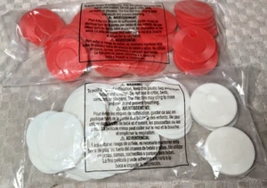 Tripoley REPLACEMENT CHIPS PARTS / PIECES Red & White - NEW - Picture 1 of 2