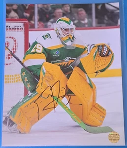 MARC ANDRE FLEURY SIGNED MINNESOTA WILD 8X10 PHOTO COA - Picture 1 of 4