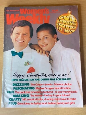 The Australian Women's Weekly Magazine December 1987 Ray Martin Maggie Tabberer - Image 1 of 3