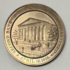 New ListingFranklin Mint History Of The Us Bronze Medal 1816 2nd Us Bank Chartered