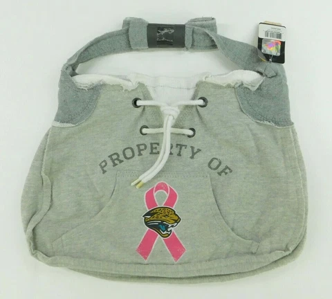 Littlearth NFL Football Womens Hoodie Sling Grey Jacksonville Jags Purse Cover