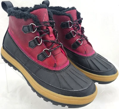 Nike 537345-660 Woodside Chuka 2 Fireberry Rosa Botas con Cordones Zapatos Para Mujer EE. UU. 7 Foto 1 de 4