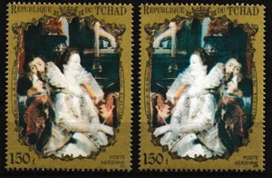 Chad Reyes y Personajes Franceses Conjunto MNH 1972 Mi. 548-549 - Imagen 1 de 1